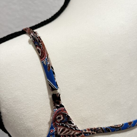 Everly Sundress Sleeveless Lined Size M Backless Cute Festival Fall Colors - Picture 6 of 12